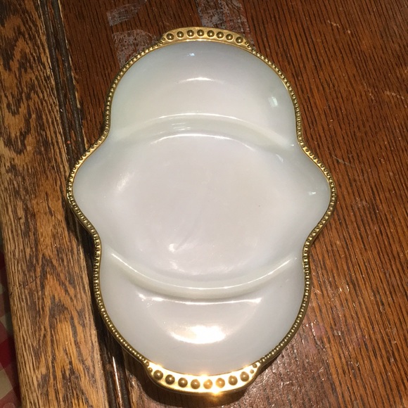 Vintage Kitchen Vintage Milk Glass Relish Tray Poshmark